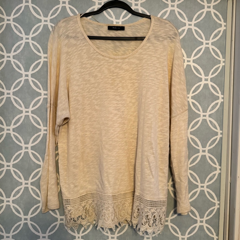 Tan sweater